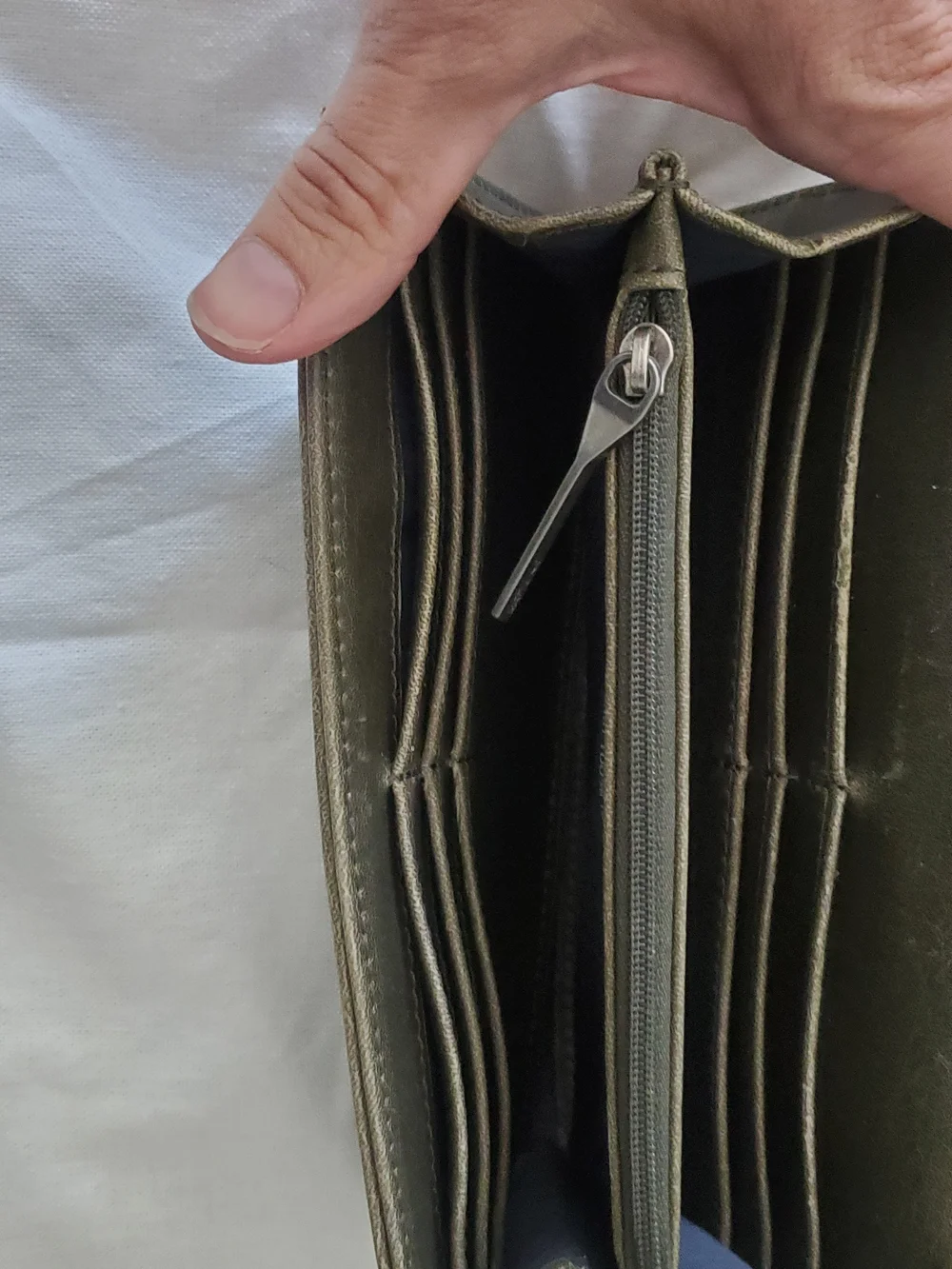 Matt & Nat Olive Grey Wallet